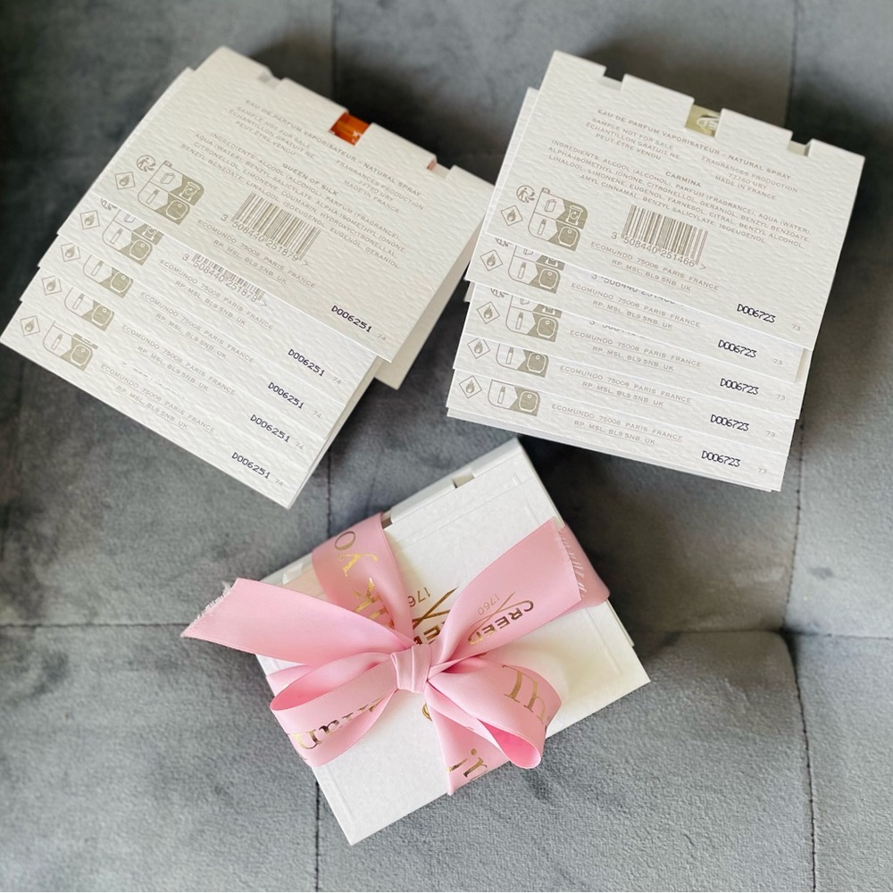 Creed Queen of Silk & Carmina Samples